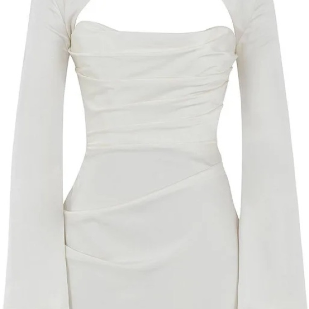 House of CB Toira Corset Satin Mini Dress